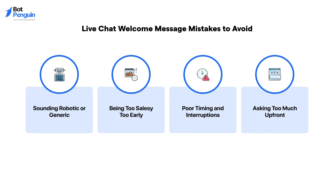 Live Chat Welcome Message Mistakes to Avoid